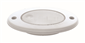 Plafonnier halogène ovale encastré, à bouton-poussoir marche/arrêt, 12 V - 5 W, 125 x 75 mm