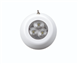 Light, 3LED Flush-Mnt 90mm12V White with switch