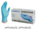 Gants en nitrile LG bleu clair Pow 100