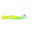 Leurre Rattle Jet 6-3/4″ Vert Chartreuse Mylar Monté