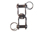 Manille pivotante / Axe : 8 mm, entraxe : 65 mm