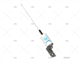 Antenne Pacific VHF 1 m inox 6 dB