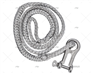 KIT DE FIXATION 1,5MT. DINEMA - MANILLE ESP