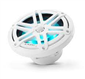 Haut-parleur coaxial marin blanc brillant 6,5" avec éclairage RGB (M3-650X-S-Gw-i)
