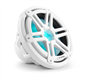 Haut-parleur, caisson de basses 10 pouces, grilles sport blanches avec éclairage LED RVB M3-10IB-S-Gw-i-4