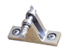 Deck hinge 25Ø , Inox