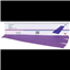 Feuille abrasive, 4,5x30" Hookit G:40 Purp-Cubi