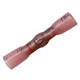 Raccord bout à bout à sertir, gaine thermorétractable rouge 18-22 ga avec cuivre étamé