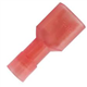 Connecteur femelle isolé rouge à douille 22-16 AWG