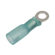 CORNE À ANNEAU THERMORÉTRACTABLE BLEUE 16-14 AWG, boulon de 10 pouces