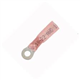 Cosse à anneau rouge thermorétractable et sertie 22-18 AWG, y compris n° 10