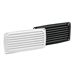 Grille de ventilation, 200 x 100 mm, noire
