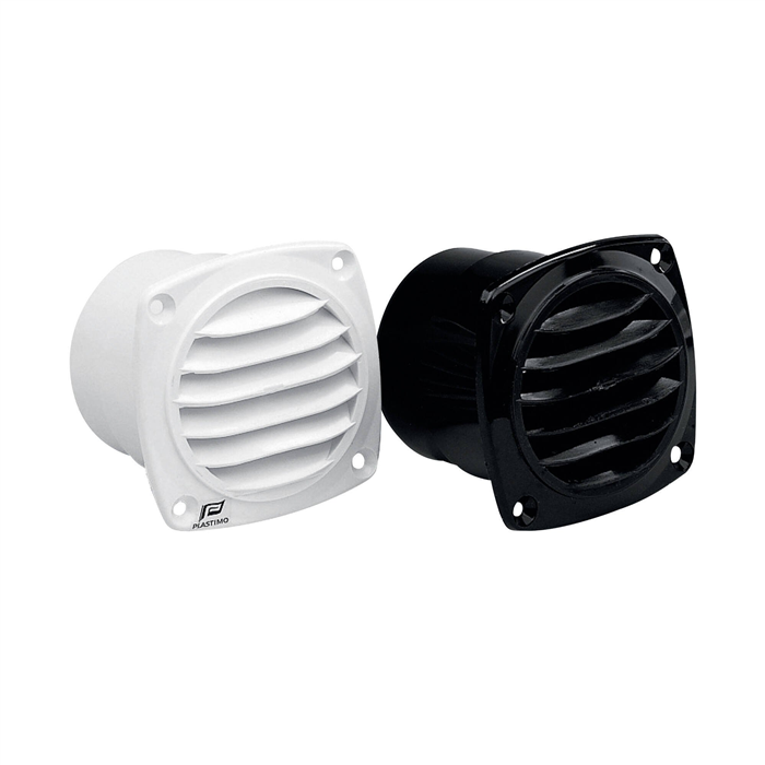 GRILLE PLASTIQUE AVEC MANCHON BLANCHE