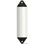 Garde-boue Fender, 9×30″ Blanc avec extrémités noires, Polyform Heavy Duty