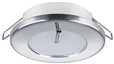 Spot LED Ø 72mm TED inox 10/30V blanc chaud - interrupteur