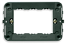 Idea Mounting Frame with Screws 3 Modules, Grey