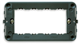 Idea Mounting Frame with Screws 4 Modules, Grey