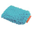Gant de lavage en microfibre, bleu