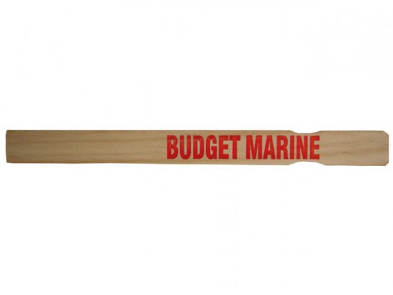 Paint Stick, 12" Wood Labelled Budget Marine