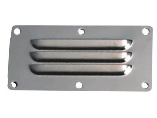 Vent Grill , Louver5 x 2-1/2 SS Rect