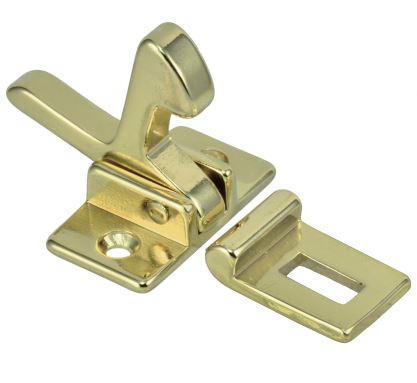 Crochet de coude, poli-Brs