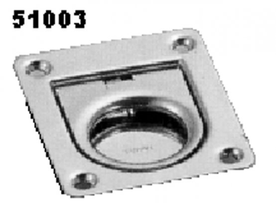 Anneau de levage rectangulaire en acier inoxydable, 2,5 x 2,12 po