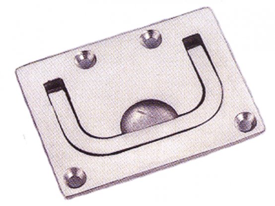 Poignée de levage, rectangulaire en acier inoxydable : 2,25 x 3 pouces