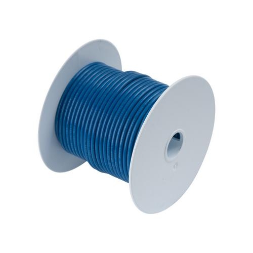 Fil étamé simple 16ga bleu foncé au pied