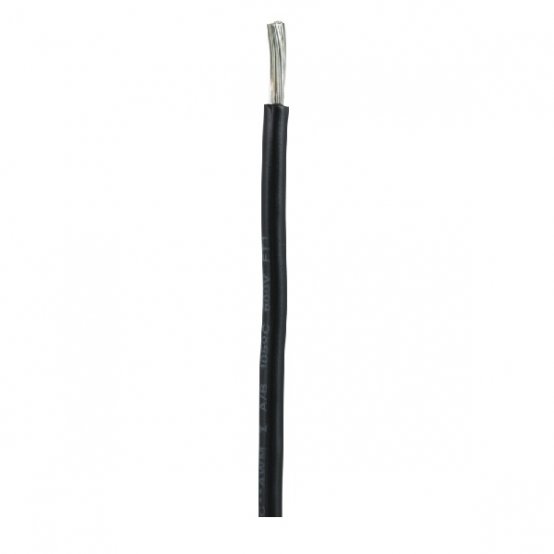 Fil étamé simple, calibre 14, noir/blanc