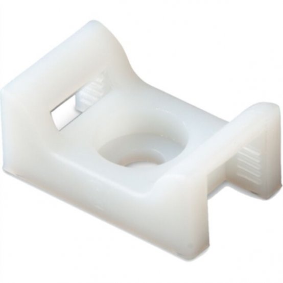 Collier de serrage blanc n° 8, 100