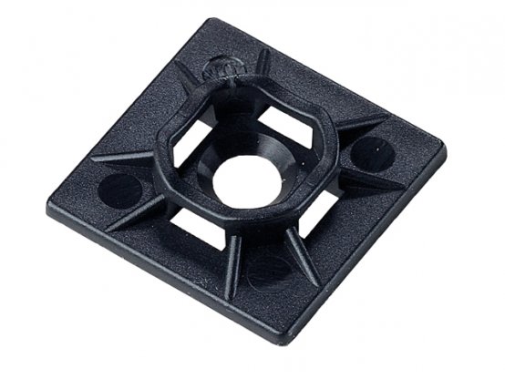 Support de fixation pour serre-câble, adhésif 2 positions UVR, paquet de 5