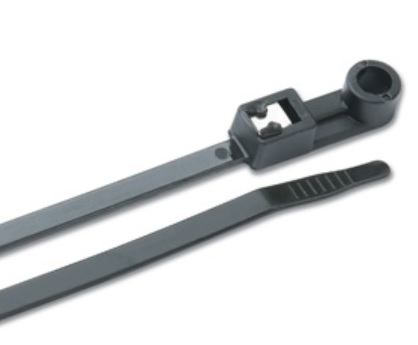 Colliers de serrage auto-coupants Ancor Mounting - 20 cm - Noir UV - Lot de 20