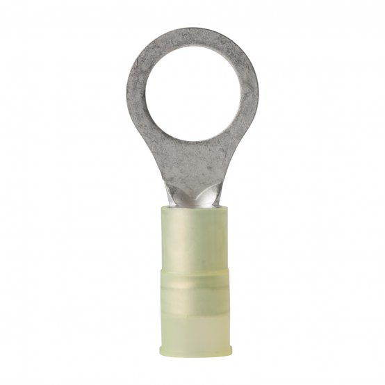 Bague à sertir, isolant en nylon 12-10ga, trou : 5/16"