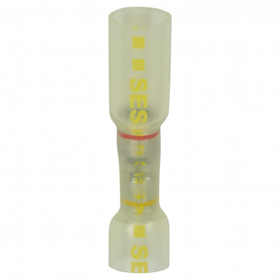 Raccord bout à bout à sertir, gaine thermorétractable en escalier 12-10