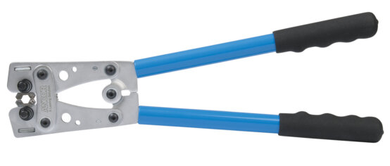 Pince à sertir pour cosses et bornes hexagonales