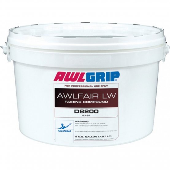 Pâte de carénage de base bi-composante blanche 1 gallon