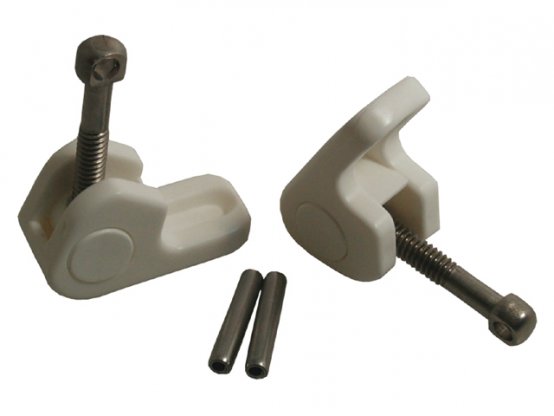 Ensemble de verrouillage, filetage blanc : 1/4-20 pour hublot (lot de 2)