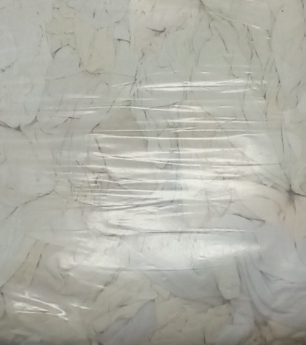 Chiffons, coton blanc, sac compressé de 11,3 kg