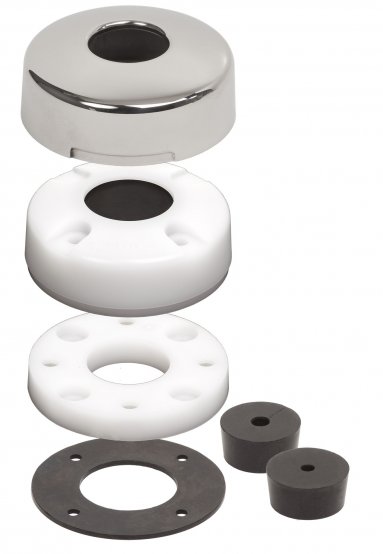 passe-câble traversant, étanchéificateur de câble, revêtement en acier inoxydable moyen, nylon