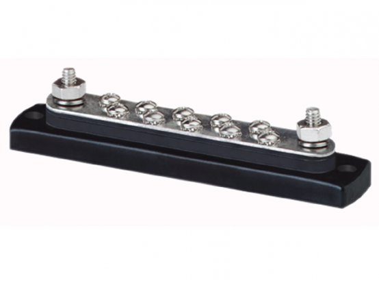 Barre omnibus simple 10 voies + 2 goujons 150 A