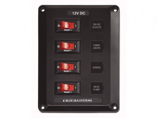 Panneau, BelowDeck 4Circ-Brker:15A Éclairé