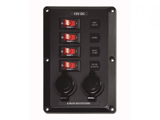 Panneau, BelowDeck 4Circ-Brker:15A Éclairé