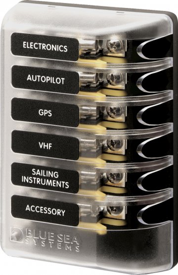 Bloc de fusibles, fusibles indépendants à 6 voies pour CAG