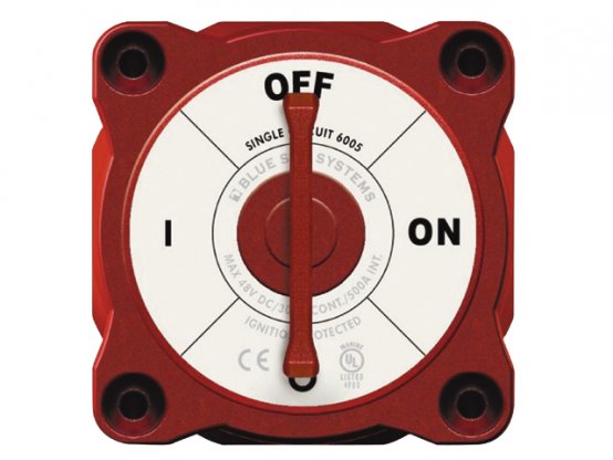 Interrupteur de batterie, marche/arrêt continu : série M à clé 300 A