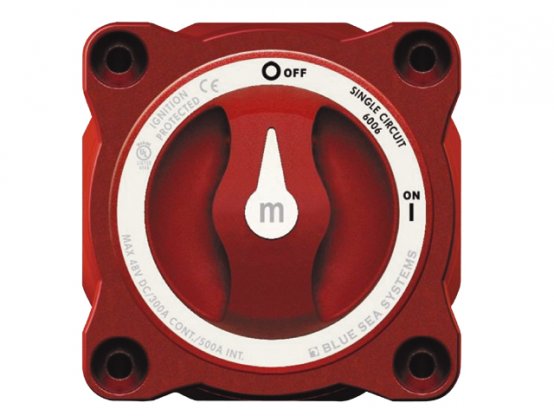 Interrupteur de batterie, marche/arrêt continu : bouton 300 A