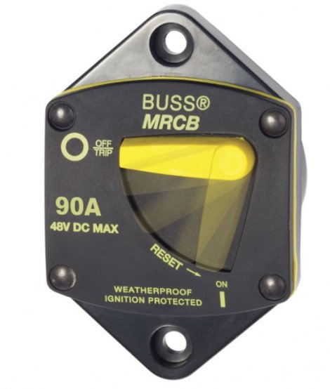 Disjoncteur thermique série 187, montage sur panneau, 90 A