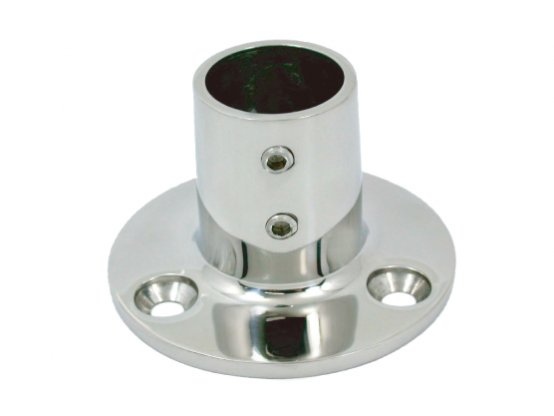 Base de tube de rail, rail rond en acier inoxydable f/1" 90