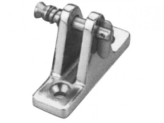 Charnière de bimini, SS Flat-on-Deck 90º avec Remo