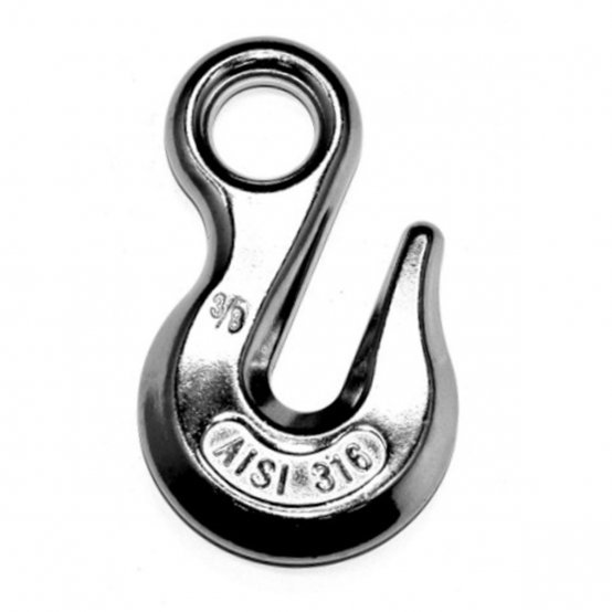 Crochet de chaîne, œillet en acier inoxydable pour chaîne de 10 mm (3/8″).