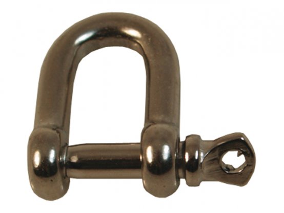 Shackle, D   08mm SS